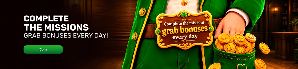 Daily missions and tournaments at Patrick Spins Casino