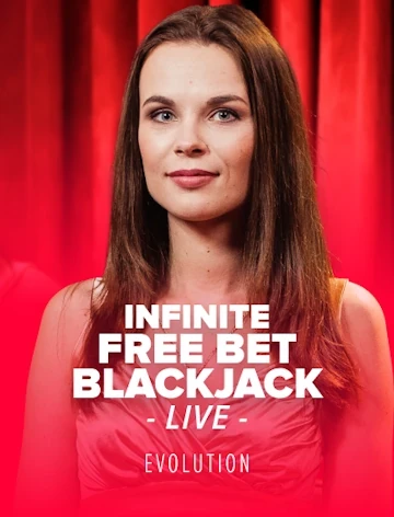 Infinite Free Bet Blackjack live table at Patrick Spins